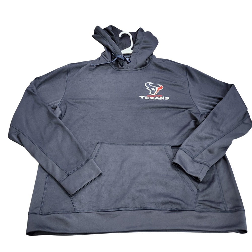 Houston Texans Sweatshirt Mens 2XL Blue NFL Football Hoodie NFL Team Apparel